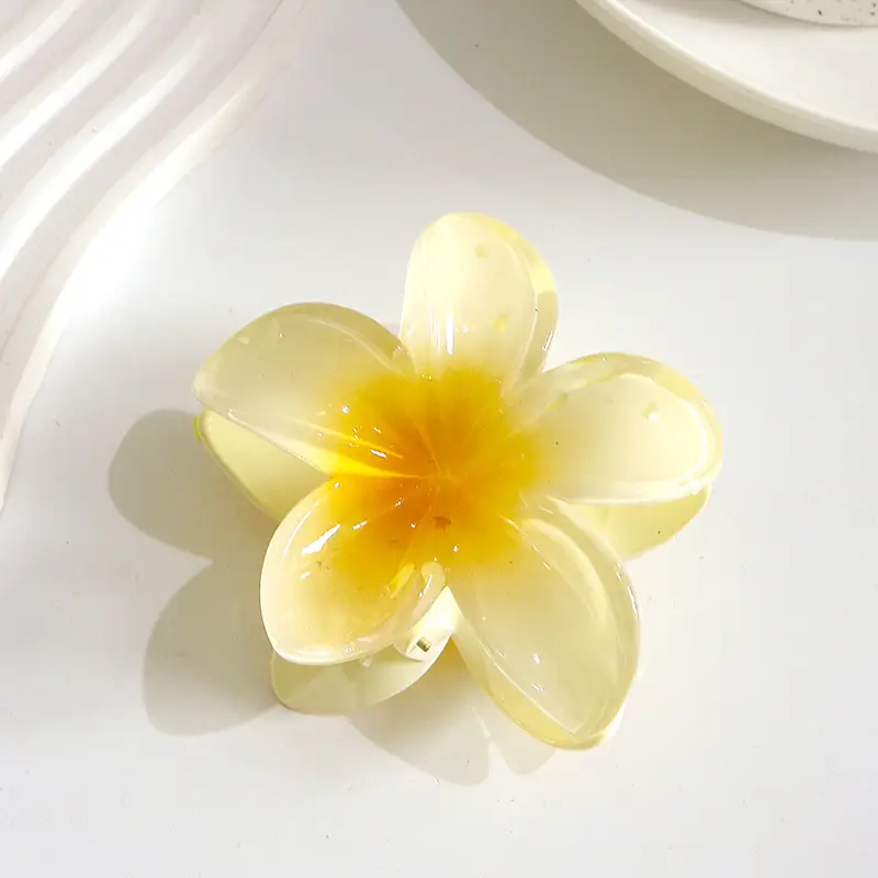 Transparent Flower Candy Color Clips for Hair - Image 5