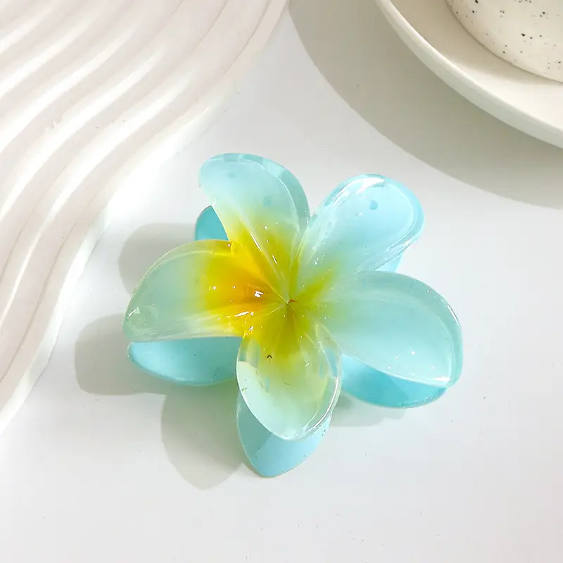 Transparent Flower Candy Color Clips for Hair - Image 6