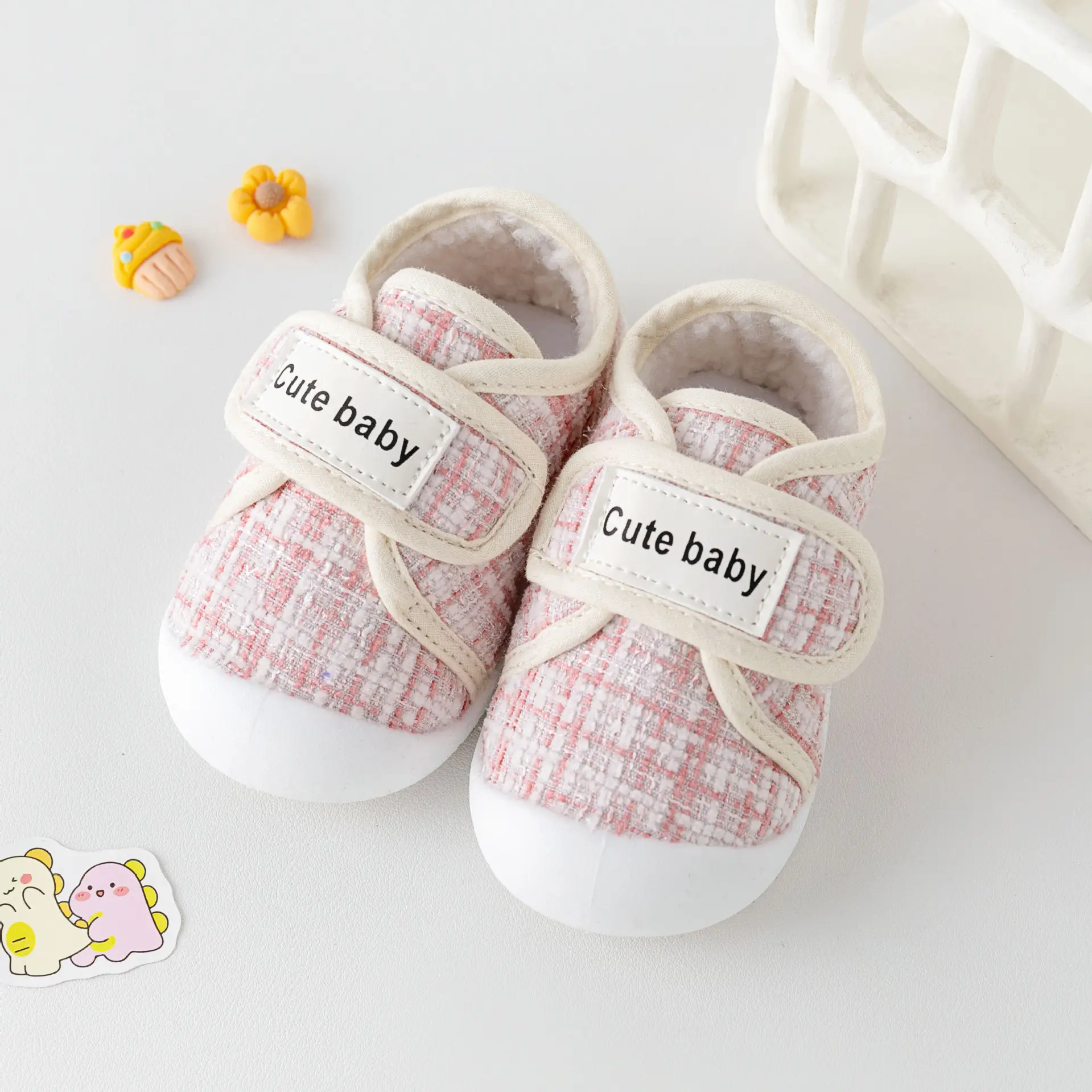 Baby Fleece Lined Anti-Slip Shoes for Toddler