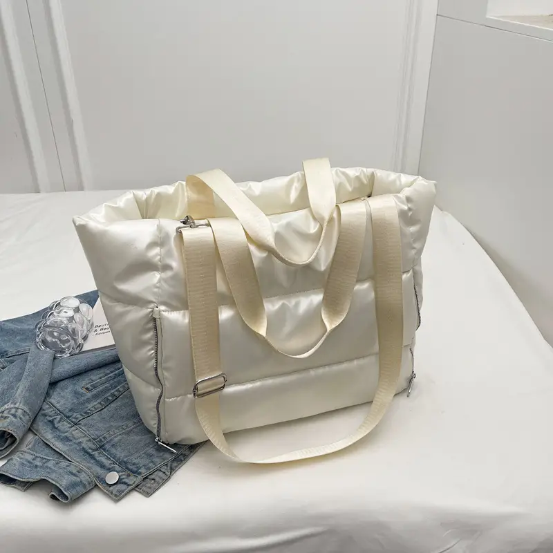 Women's White Waterproof Crossbody Sports Bag - Image 12