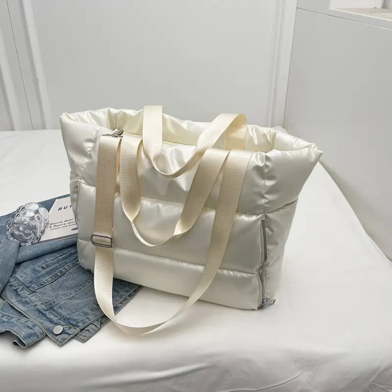 Women's White Waterproof Crossbody Sports Bag - Image 13