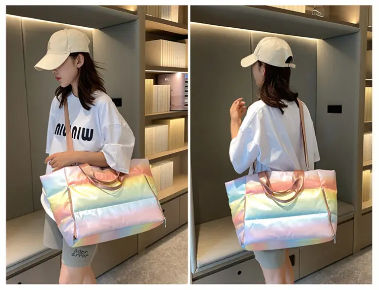 Women's White Waterproof Crossbody Sports Bag — feature 48