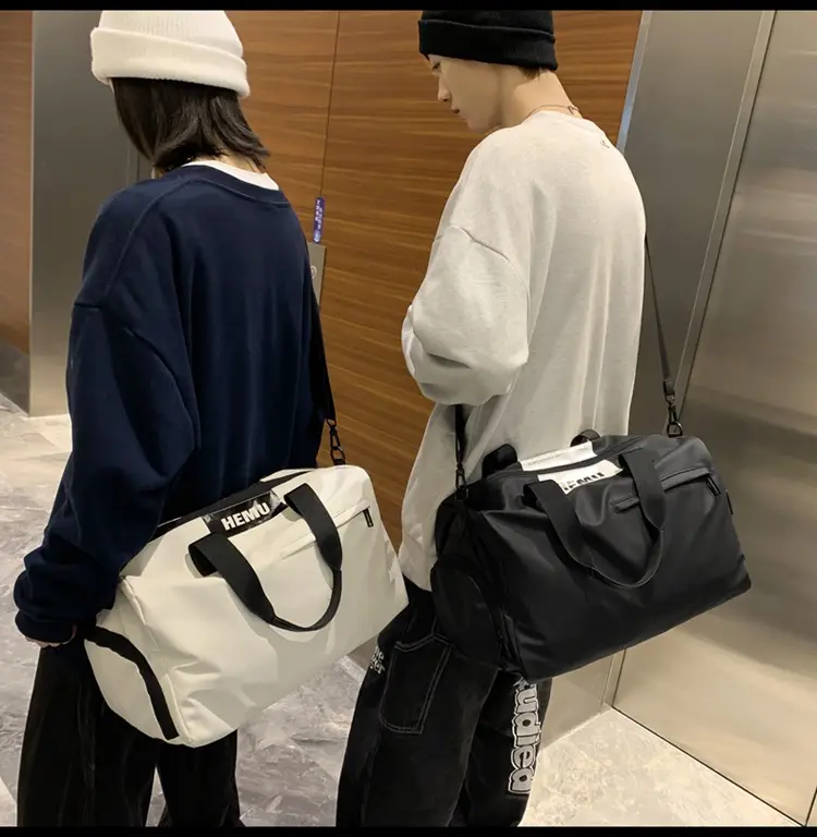 Waterproof Travel Bag for Men Women Blue — feature 14