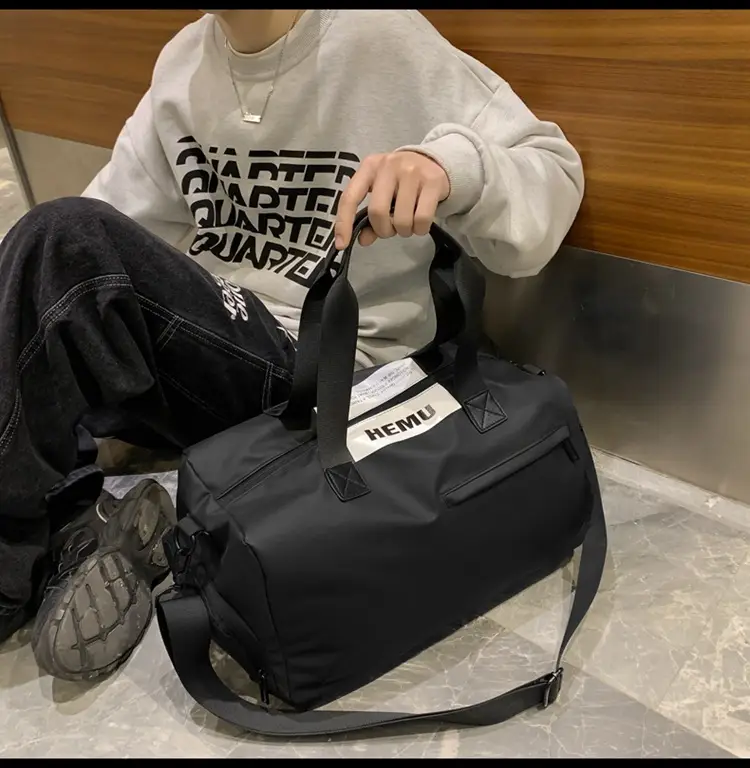Waterproof Travel Bag for Men Women Blue — feature 23