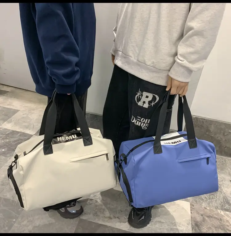 Waterproof Travel Bag for Men Women Blue — feature 26