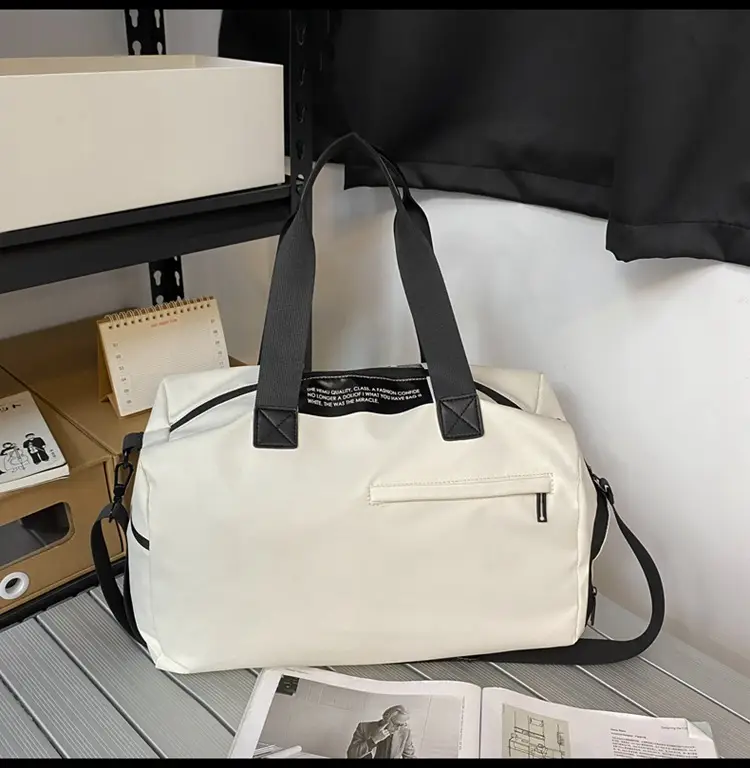 Waterproof Travel Bag for Men Women Blue — feature 45