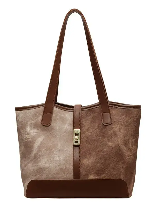 2023 New Light Luxury Tote Bag Women Large Capacity Autumn Winter Commute