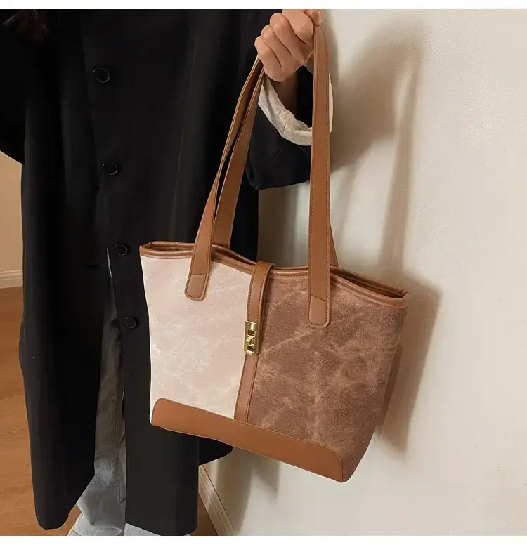 2023 New Light Luxury Tote Bag Women Large Capacity Autumn Winter Commute — feature 18