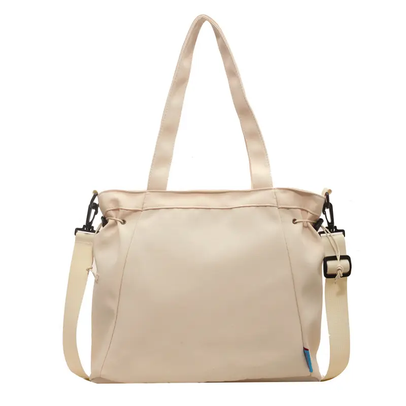 Women Canvas Shoulder Messenger Bag Beige 2023 - Image 8