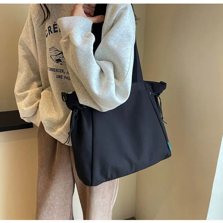 Women Canvas Shoulder Messenger Bag Beige 2023 — feature 19