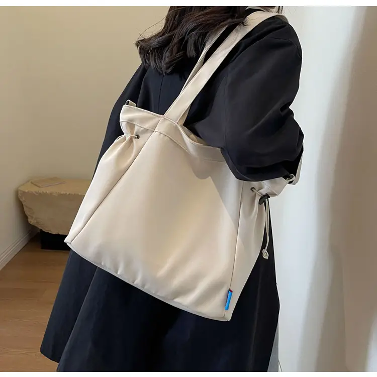 Women Canvas Shoulder Messenger Bag Beige 2023 — feature 22