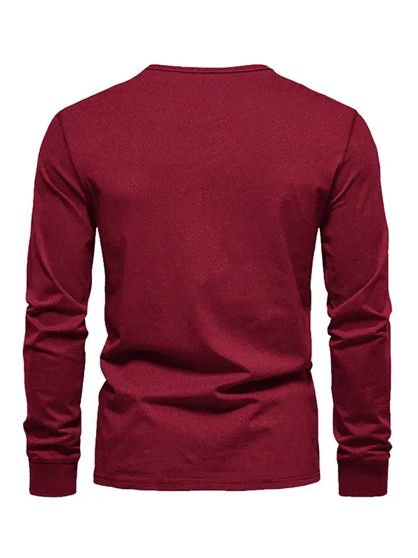 Men's Green Long Sleeve T-Shirt Youth Large