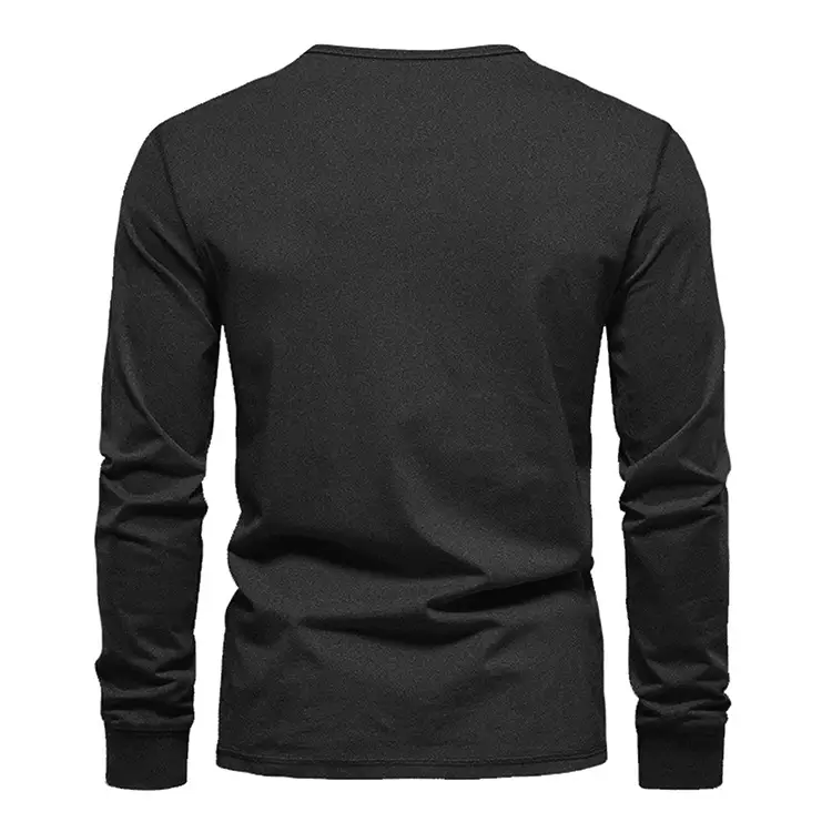 Men's Green Long Sleeve T-Shirt Youth Large — feature 19