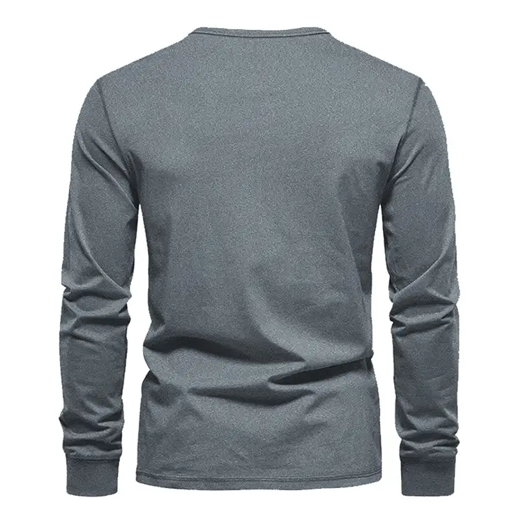 Men's Green Long Sleeve T-Shirt Youth Large — feature 22