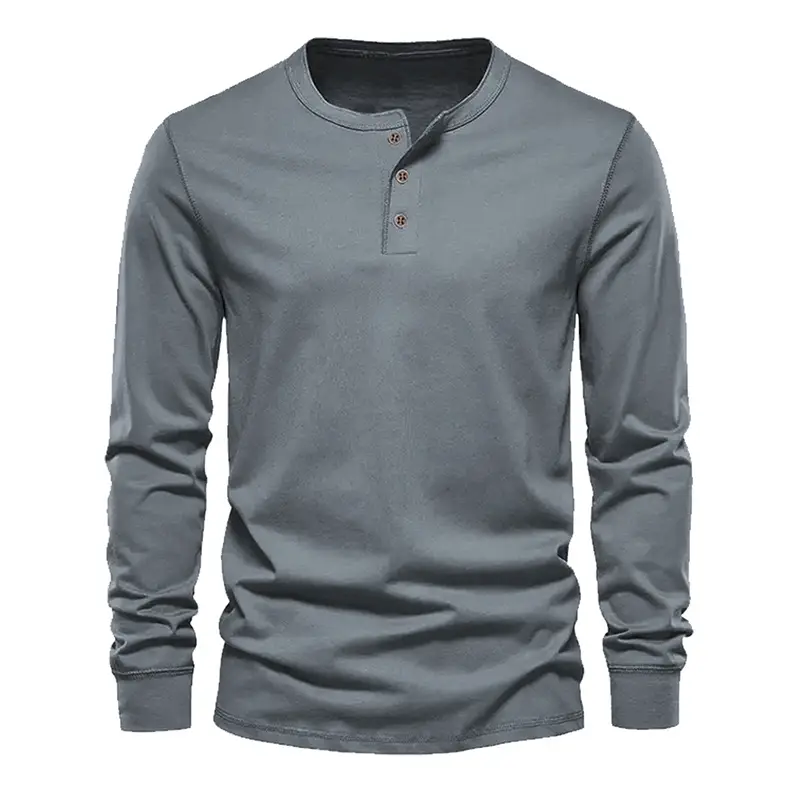 Men's Green Long Sleeve T-Shirt Youth Large