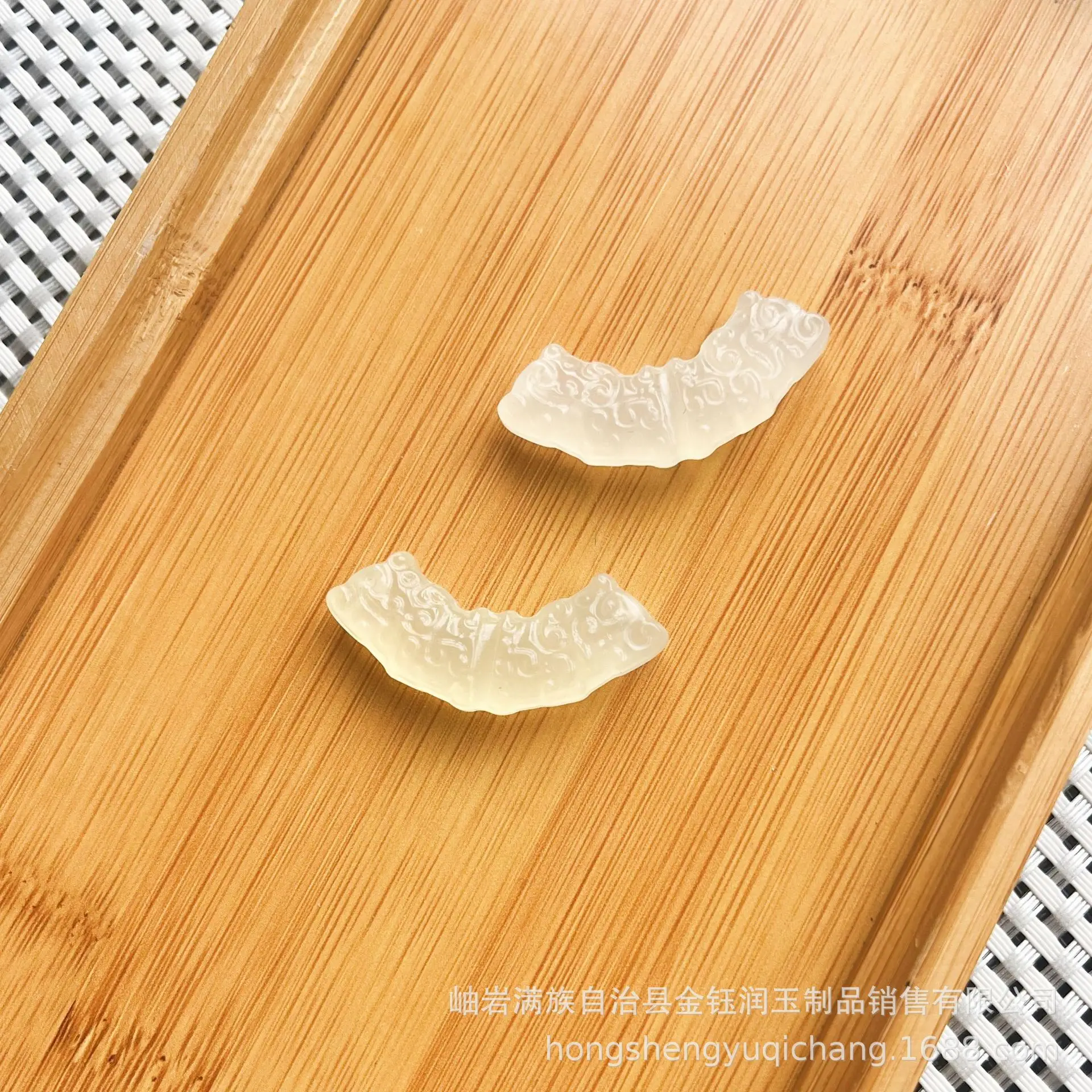 New Guofeng Jade Heng Pendant with Jade Moiré Clavicle Chain - Image 2