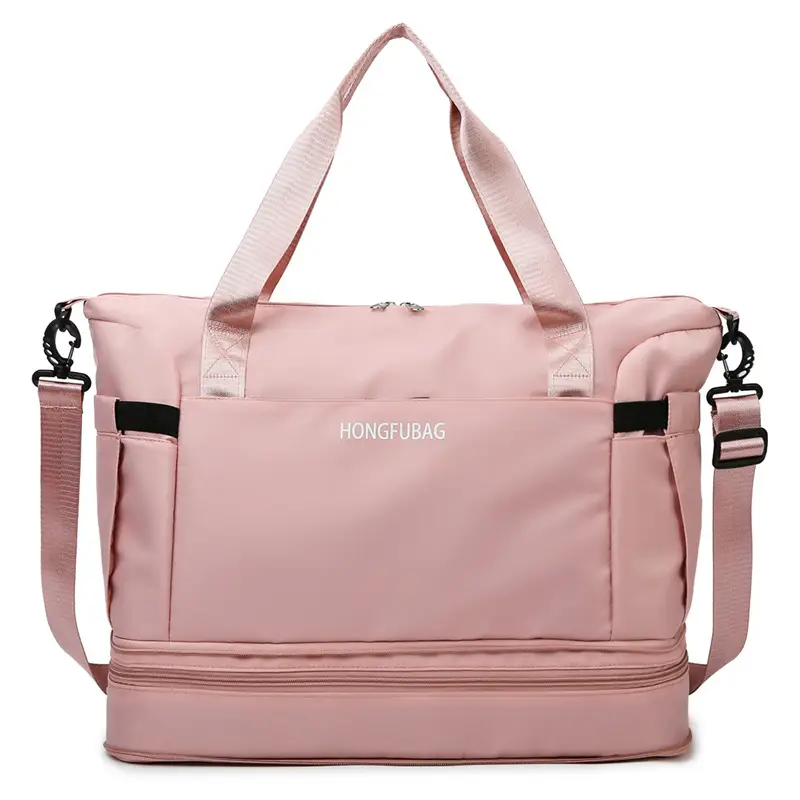 Men's Lightweight Travel Bag Tan One Shoulder - Image 10