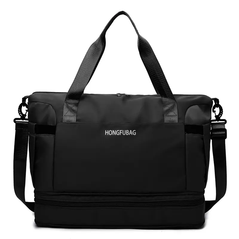 Men's Lightweight Travel Bag Tan One Shoulder - Image 7