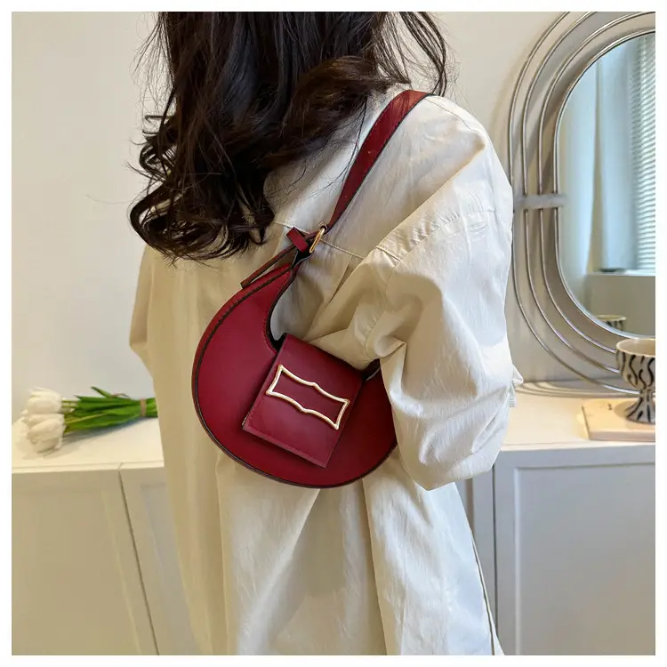 Women's Green Leather Shoulder Bag 2023 Winter Style — feature 22