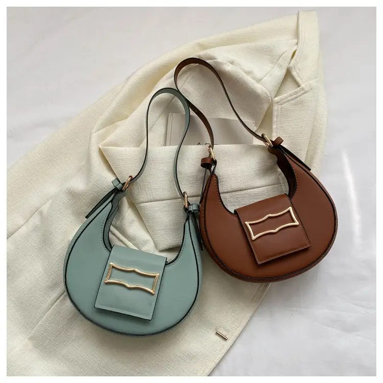 Women's Green Leather Shoulder Bag 2023 Winter Style — feature 27
