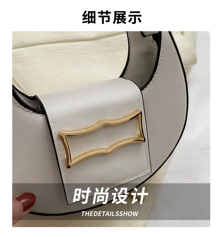 Women's Green Leather Shoulder Bag 2023 Winter Style — feature 3