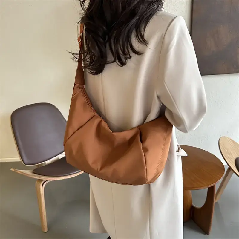 Japanese Casual Shoulder Bag Black Nylon Messenger Style - Image 7