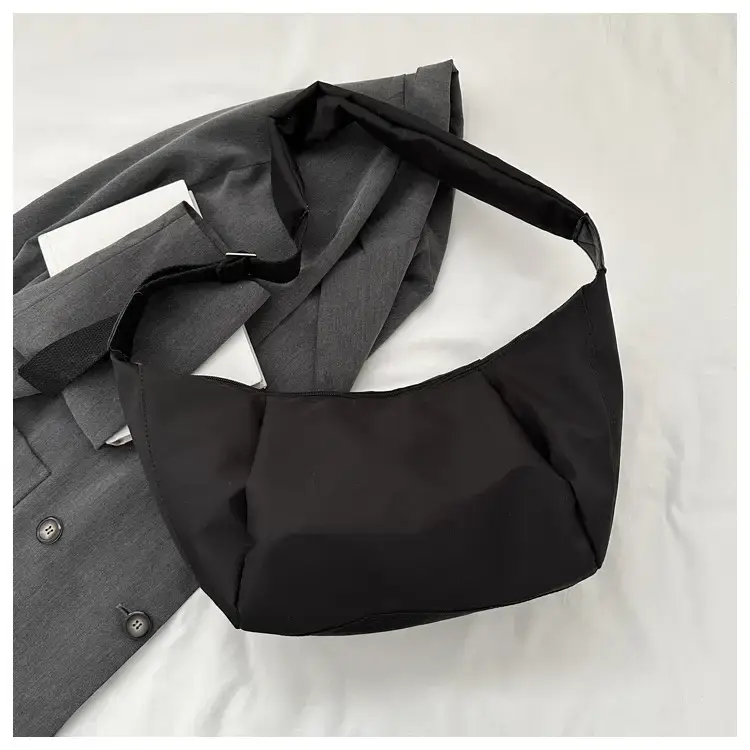 Japanese Casual Shoulder Bag Black Nylon Messenger Style — feature 19