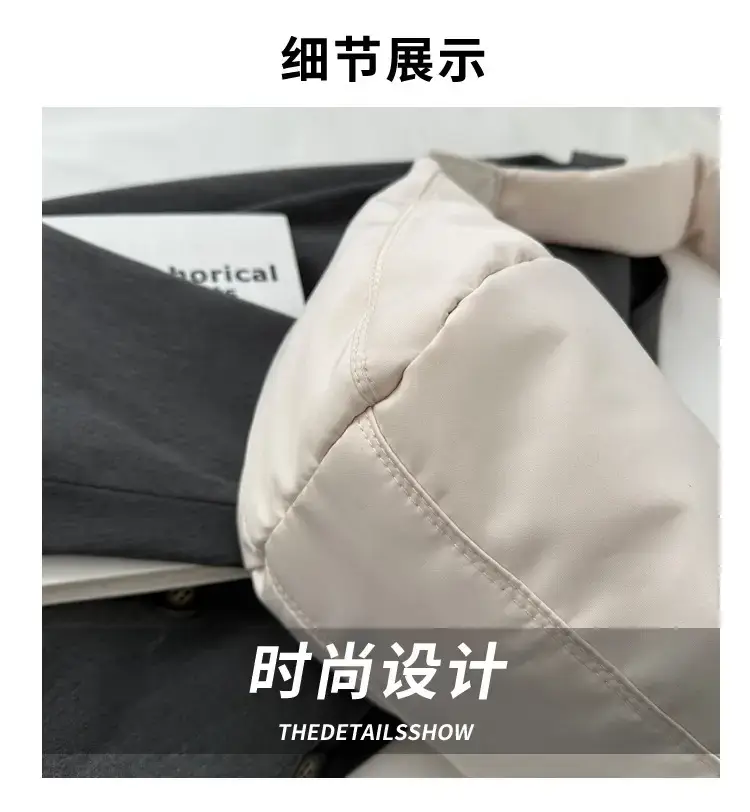 Japanese Casual Shoulder Bag Black Nylon Messenger Style — feature 2