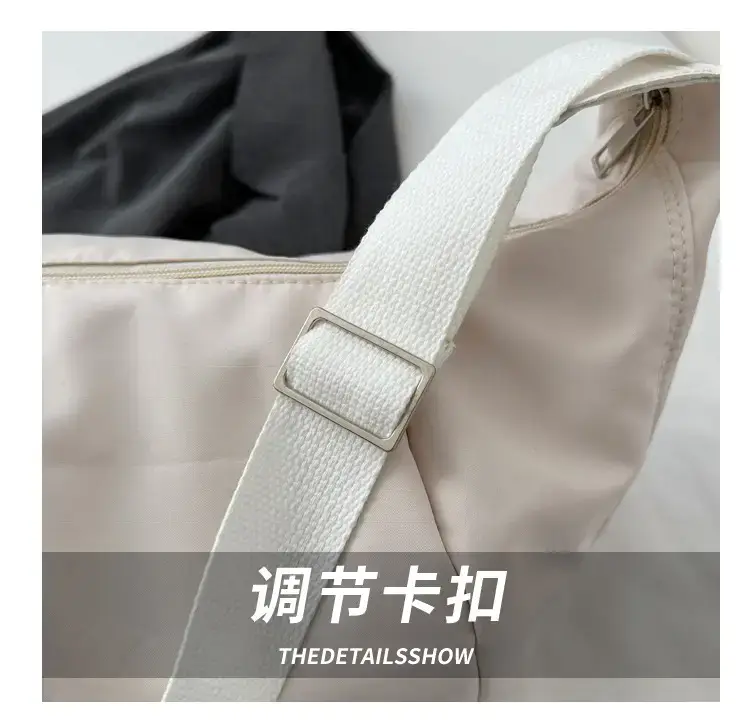 Japanese Casual Shoulder Bag Black Nylon Messenger Style — feature 5