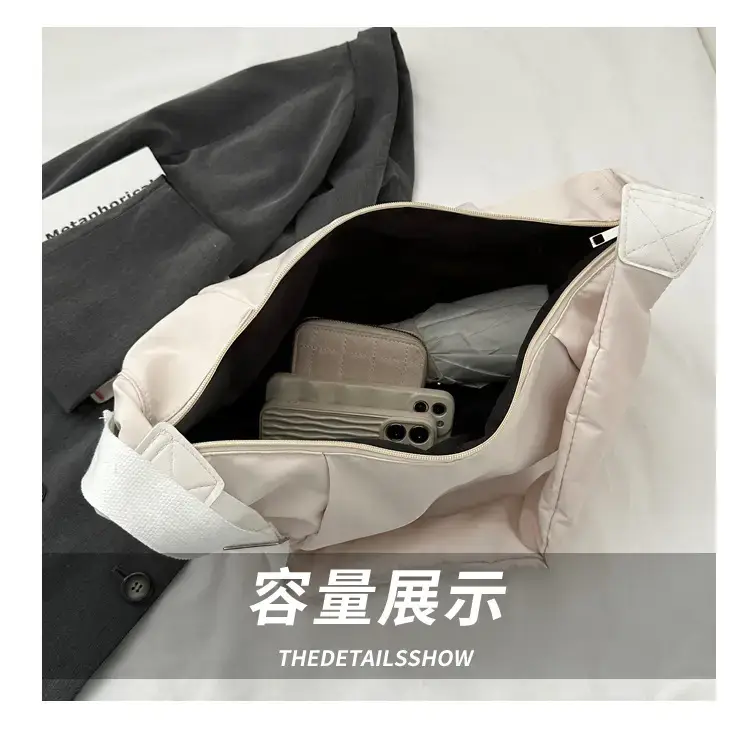 Japanese Casual Shoulder Bag Black Nylon Messenger Style — feature 6