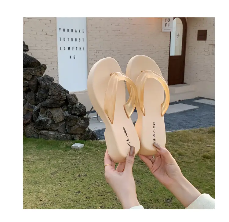 Flat-Soled Outdoor Thick-Soled Slippers, Soft-Soled Black Eva Cross-Border Outdoor Ready-Stock Flip-Flops, Lightweight and Comfortable — feature 12