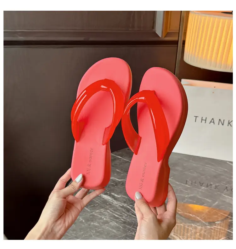 Flat-Soled Outdoor Thick-Soled Slippers, Soft-Soled Black Eva Cross-Border Outdoor Ready-Stock Flip-Flops, Lightweight and Comfortable — feature 31