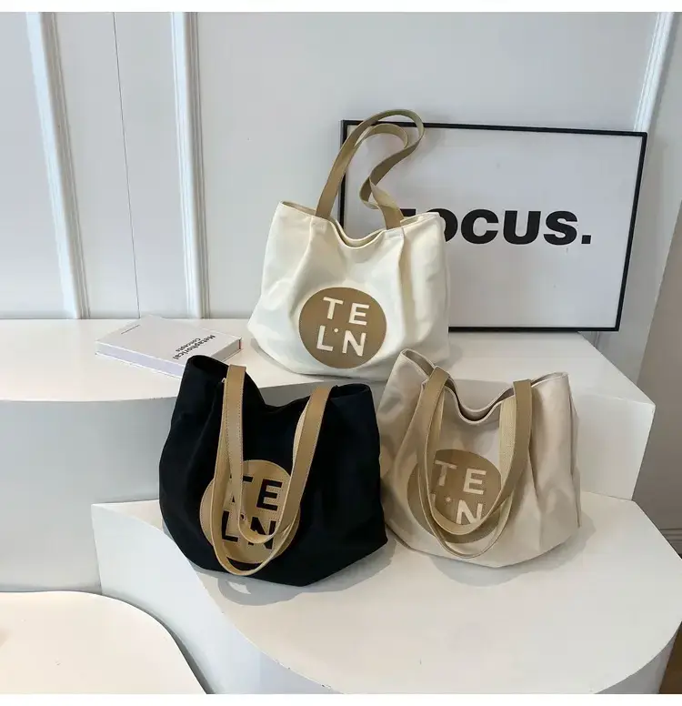 2023 Luxury Black Crossbody Tote Bag with TEWL Logo — feature 12