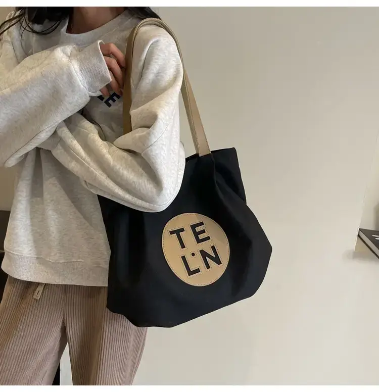 2023 Luxury Black Crossbody Tote Bag with TEWL Logo — feature 21