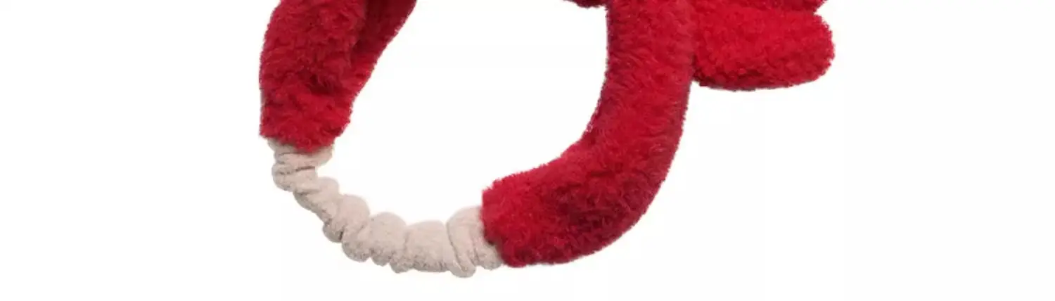 Red Crayon Hair Band for Women Face Wide Brim Hair Clip — feature 2