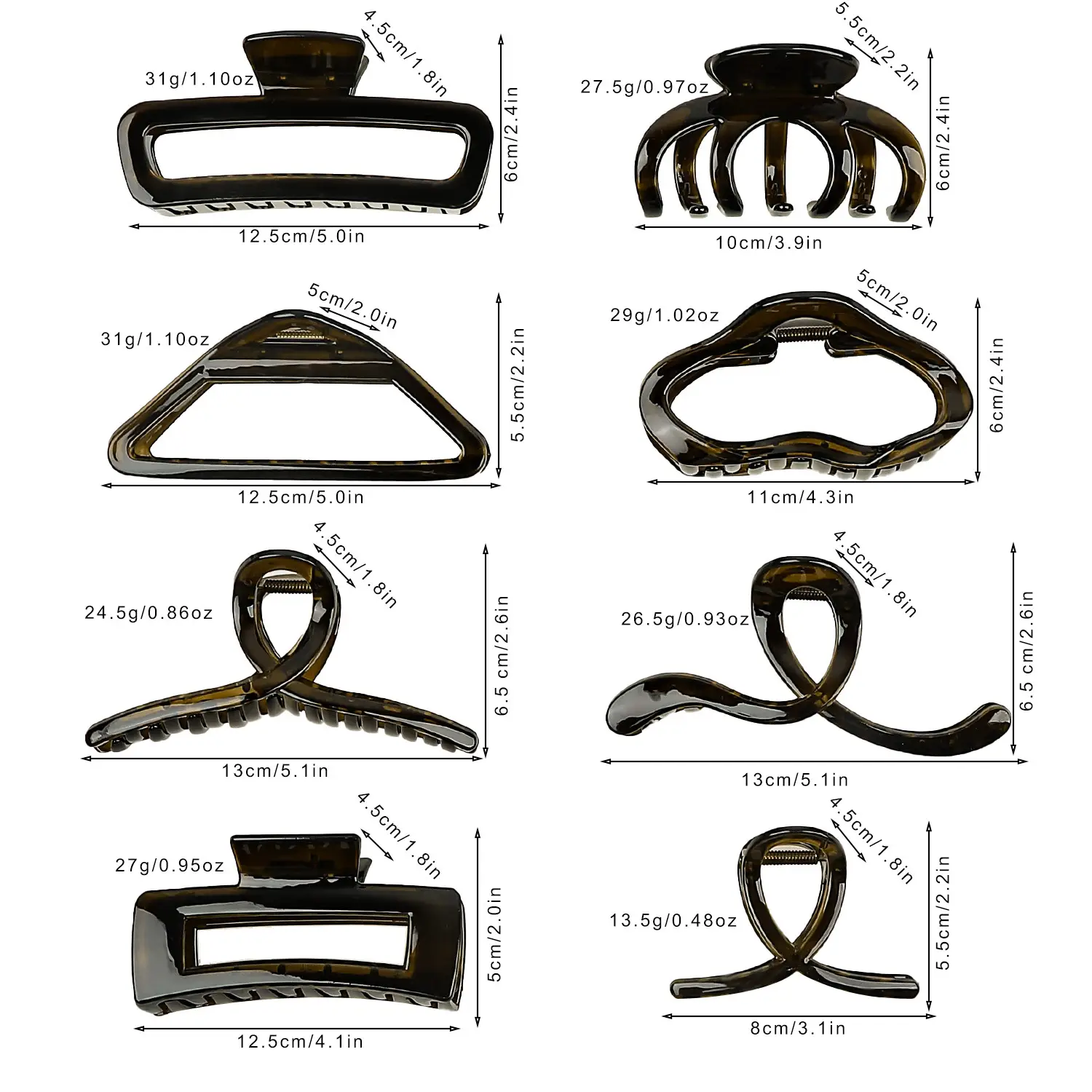 2024 New Maillard Shark Clip Hairpin for Women - Image 11