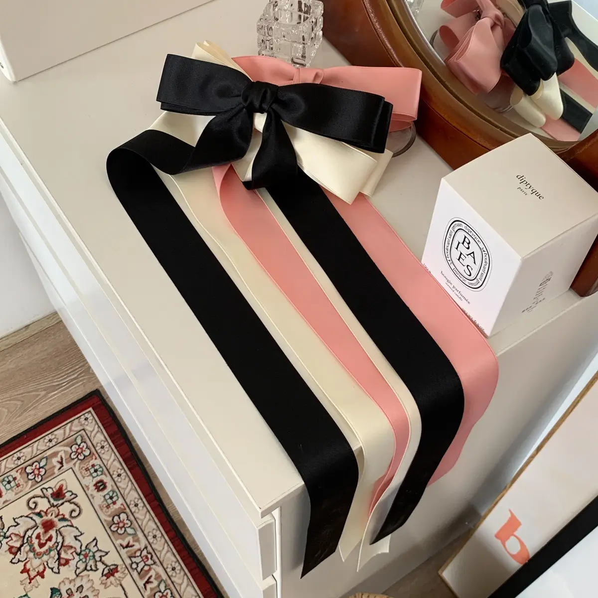 Black Super Long Bow Hairpin Top Clip for Girls — feature 6