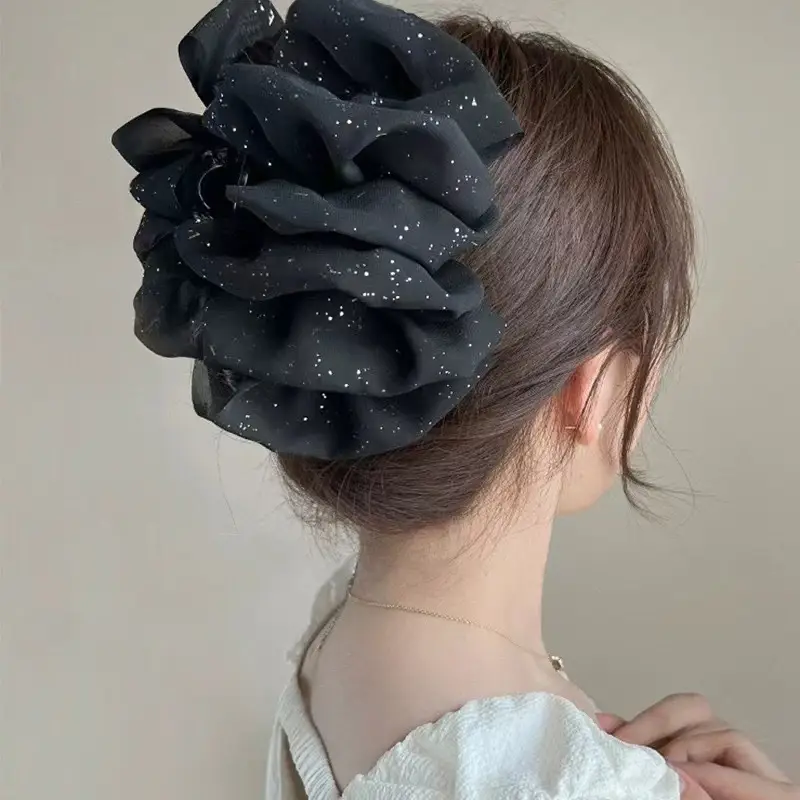 Black Bow Clip Hairpin for Women High-Grade All-Match — feature 14