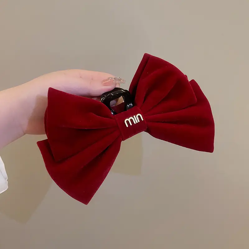 Black Bow Clip Hairpin for Women High-Grade All-Match — feature 4