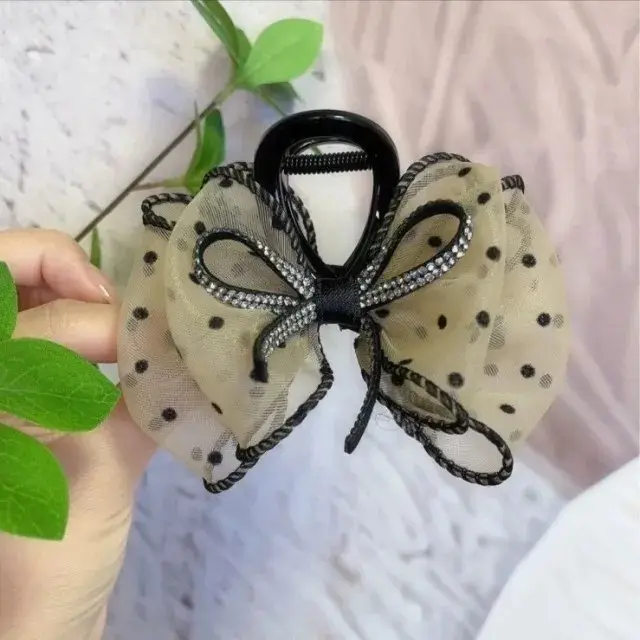 Black Bow Clip Hairpin for Women High-Grade All-Match - Image 22