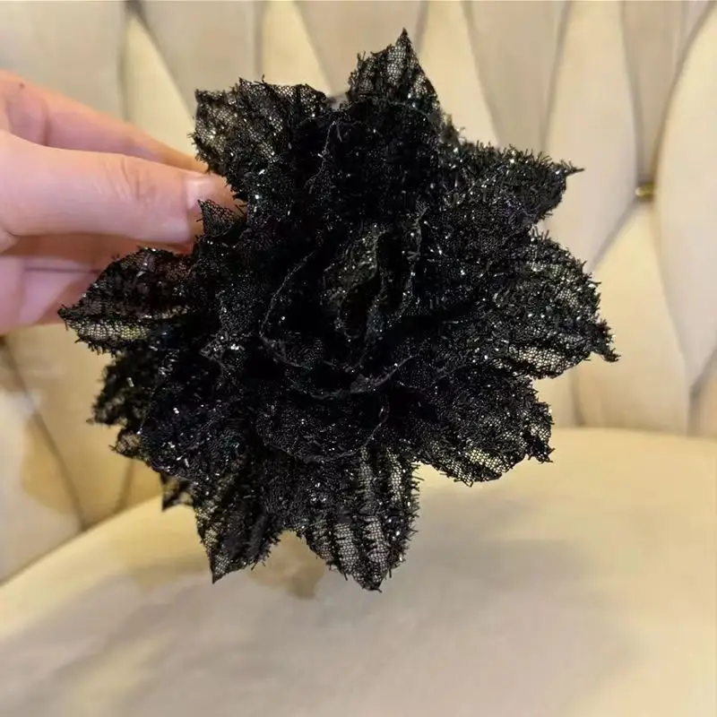 Black Bow Clip Hairpin for Women High-Grade All-Match - Image 33