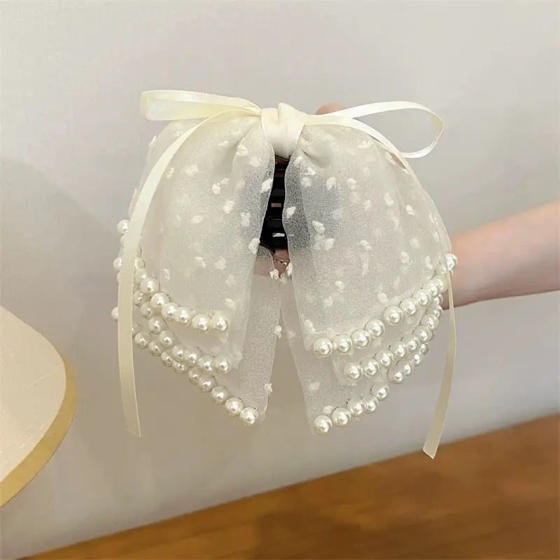Black Bow Clip Hairpin for Women High-Grade All-Match - Image 35