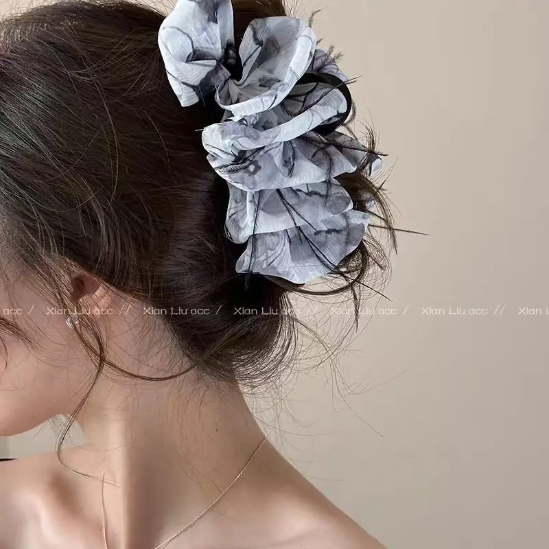 Black Bow Clip Hairpin for Women High-Grade All-Match - Image 36