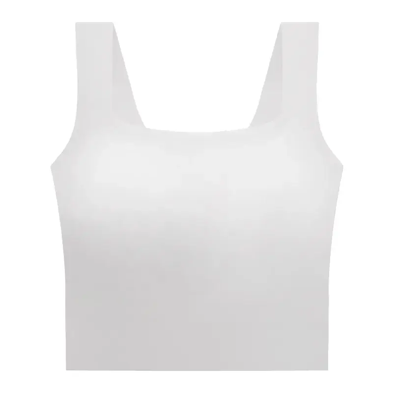 Women's Pink Shockproof Sports Vest for Running Yoga - Image 3