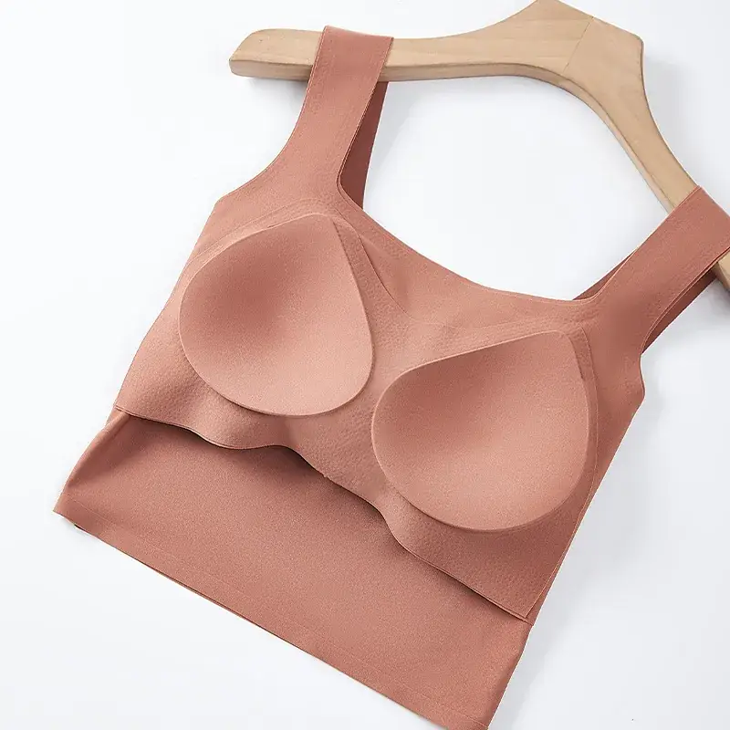 Glutinous Back Yoga Vest with Chest Pad for Women - Image 9