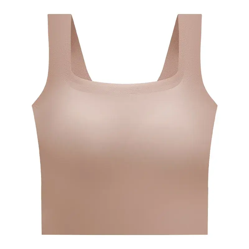 Glutinous Back Yoga Vest with Chest Pad for Women - Image 4