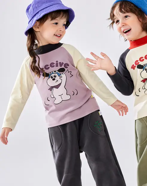 Dudu Baby Long Sleeve T-Shirt Cream Winter Boys