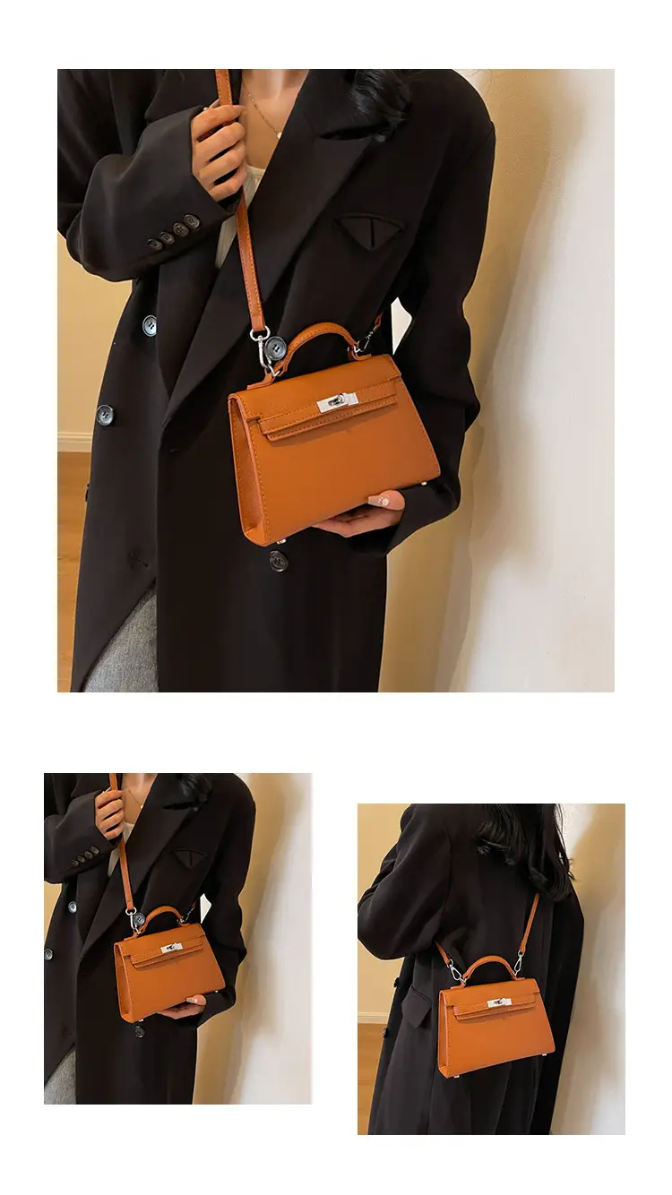 Women's Beige Square Shoulder Bag 2023 New Trend — feature 13