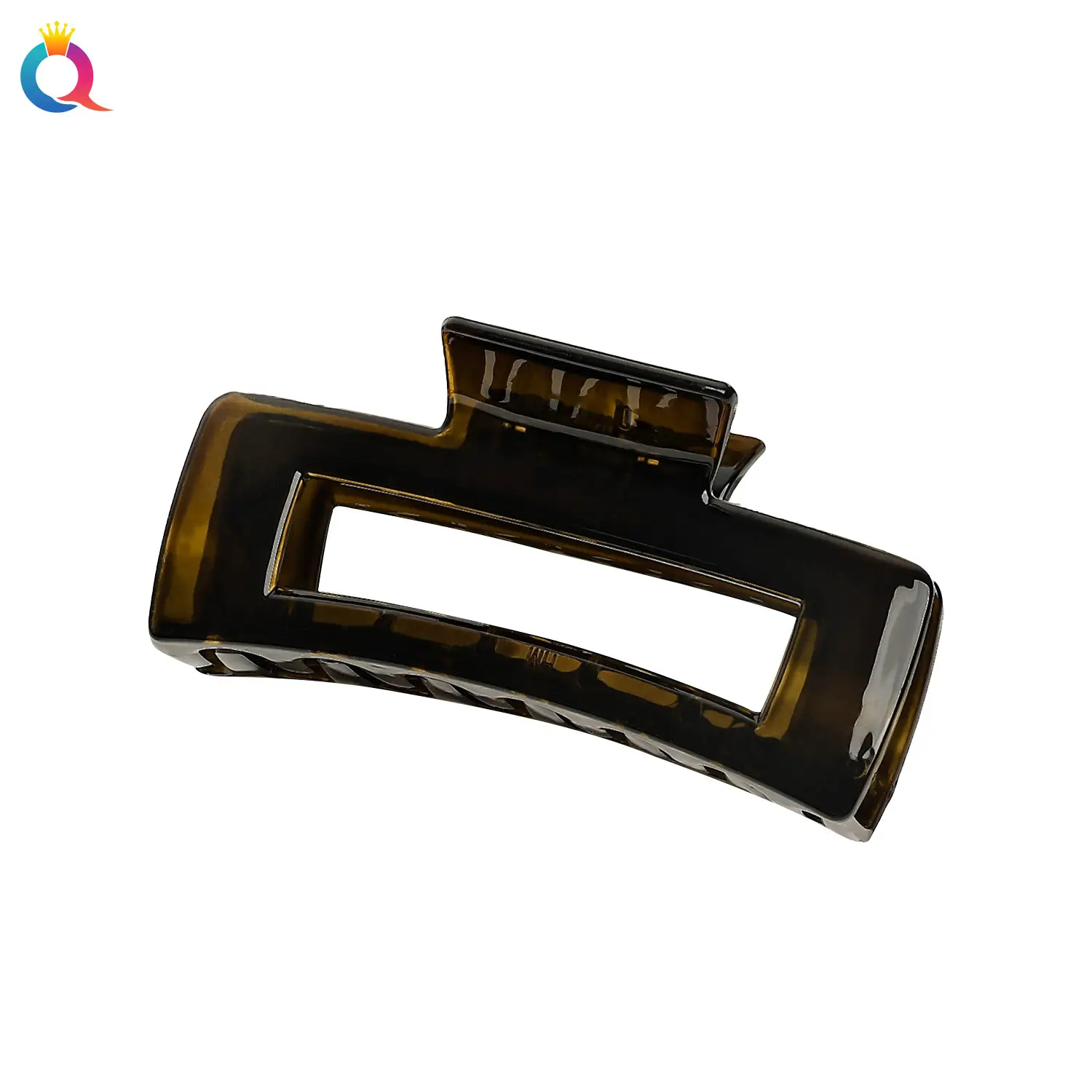 Dark Brown Shark Hair Clip for Women High Grade Grip - Image 12