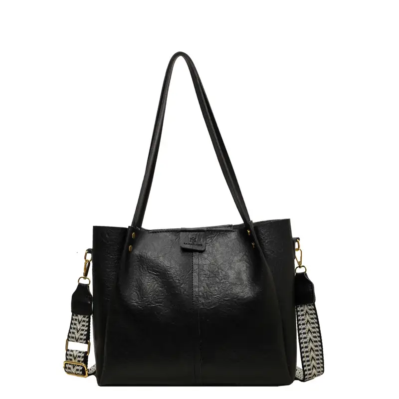 Meilade Women's Large Capacity Vintage Shoulder Bag Brown